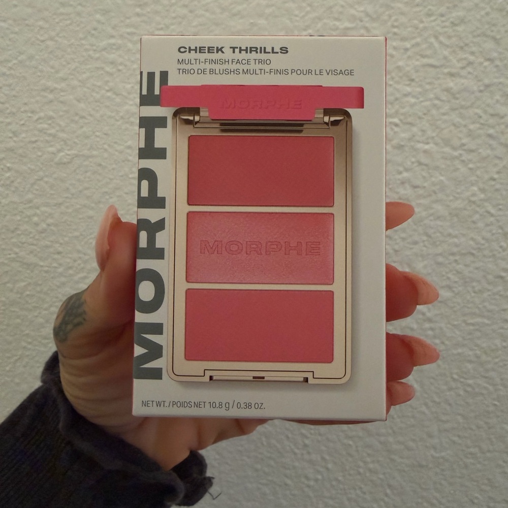 Morphe Cheek Thrills Multi-Finish Face Trio Blush - Blind Date